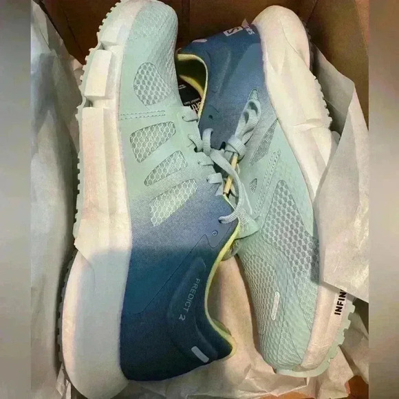 NIB Salomon Women's Predict2 W Running in blue white Sz 8.5 - Picture 5 of 7